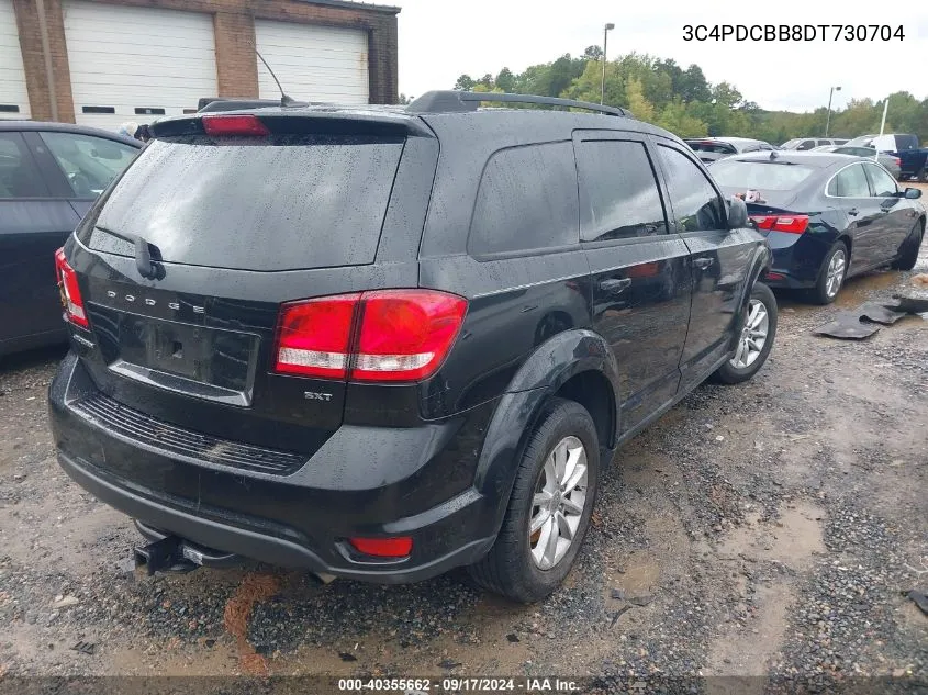 2013 Dodge Journey Sxt VIN: 3C4PDCBB8DT730704 Lot: 40355662