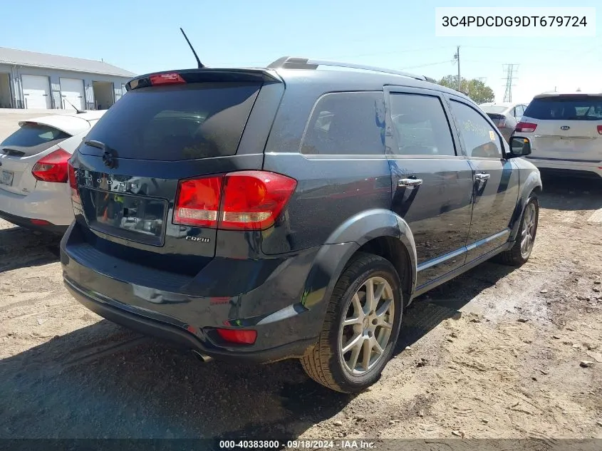 2013 Dodge Journey Crew VIN: 3C4PDCDG9DT679724 Lot: 40383800