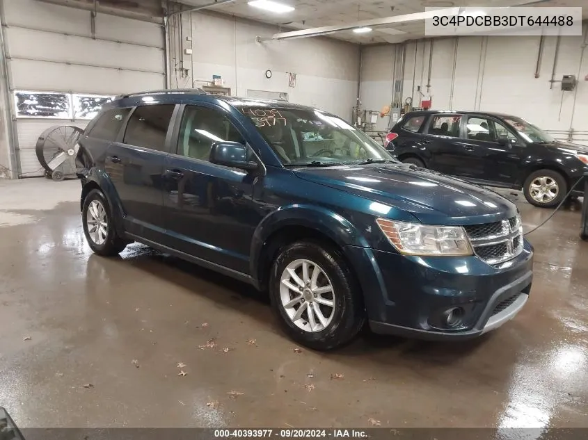 2013 Dodge Journey Sxt VIN: 3C4PDCBB3DT644488 Lot: 40393977