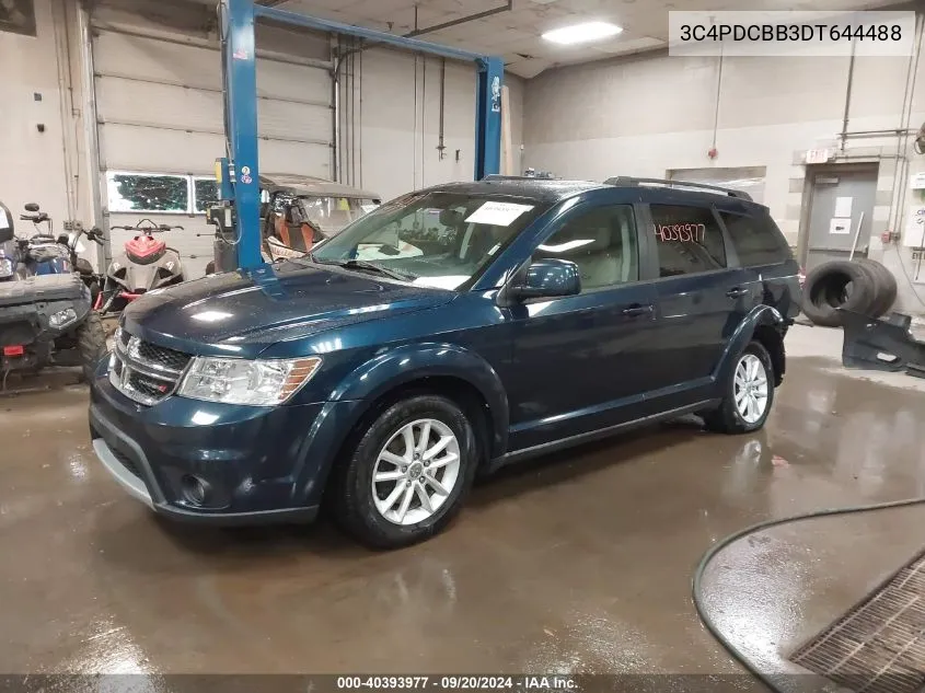 2013 Dodge Journey Sxt VIN: 3C4PDCBB3DT644488 Lot: 40393977