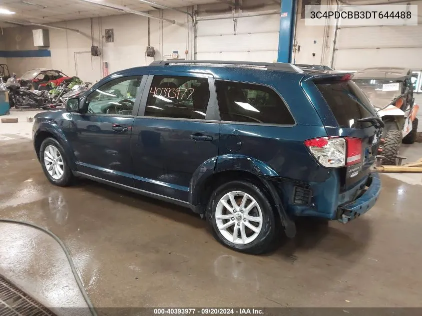 2013 Dodge Journey Sxt VIN: 3C4PDCBB3DT644488 Lot: 40393977