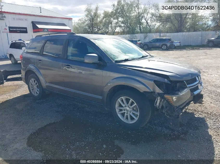 2013 Dodge Journey Sxt VIN: 3C4PDDBG4DT622436 Lot: 40395884