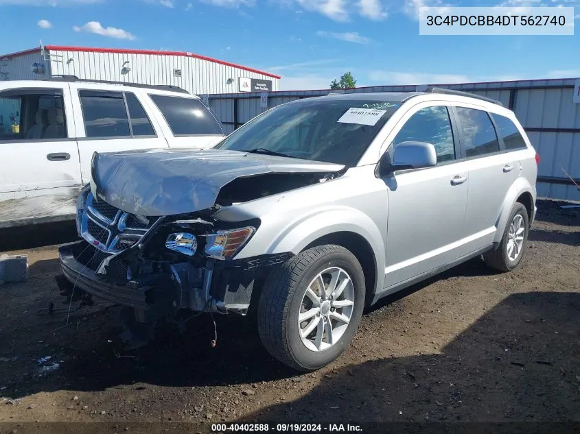 2013 Dodge Journey Sxt VIN: 3C4PDCBB4DT562740 Lot: 40402588