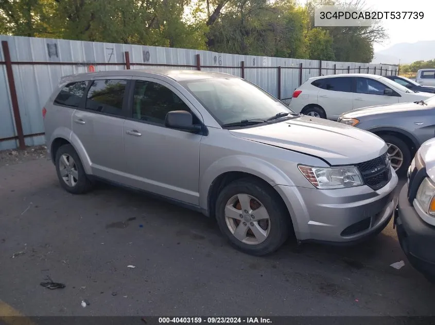 2013 Dodge Journey American Value Pkg VIN: 3C4PDCAB2DT537739 Lot: 40403159