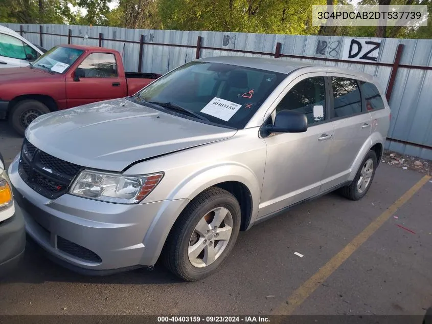 2013 Dodge Journey American Value Pkg VIN: 3C4PDCAB2DT537739 Lot: 40403159