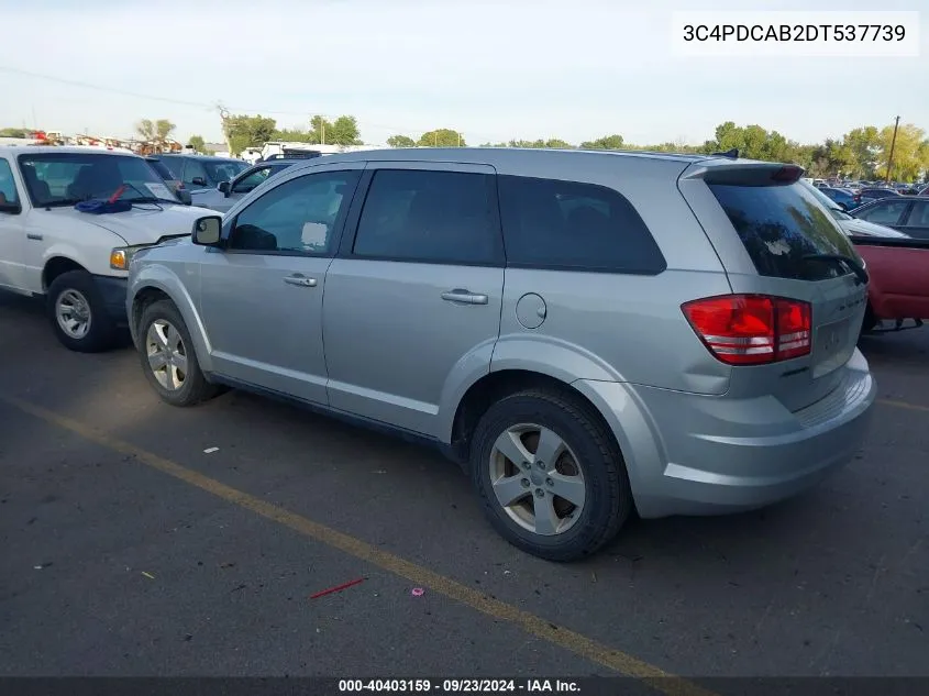 2013 Dodge Journey American Value Pkg VIN: 3C4PDCAB2DT537739 Lot: 40403159