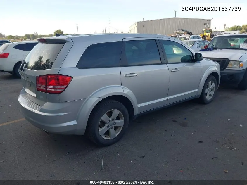 2013 Dodge Journey American Value Pkg VIN: 3C4PDCAB2DT537739 Lot: 40403159