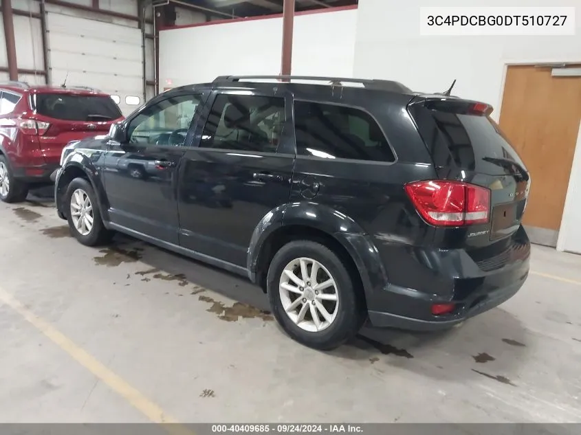 2013 Dodge Journey Sxt VIN: 3C4PDCBG0DT510727 Lot: 40409685