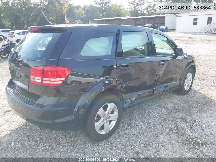 2013 Dodge Journey American Value Pkg VIN: 3C4PDCAB9DT533364 Lot: 40409700