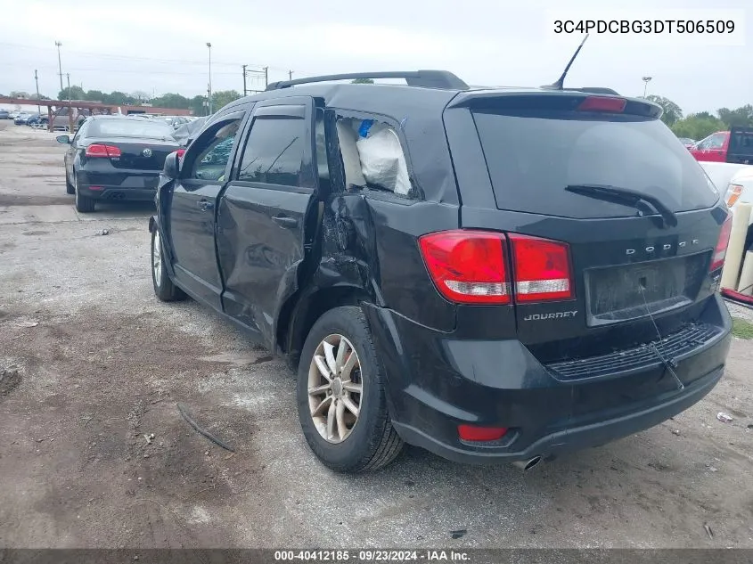 2013 Dodge Journey Sxt VIN: 3C4PDCBG3DT506509 Lot: 40412185