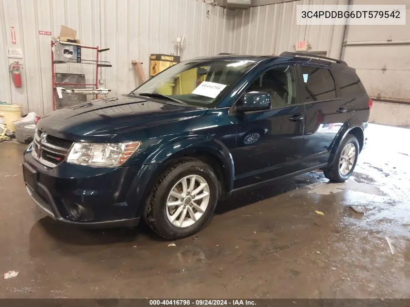 2013 Dodge Journey Sxt VIN: 3C4PDDBG6DT579542 Lot: 40416798