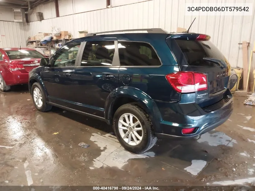 2013 Dodge Journey Sxt VIN: 3C4PDDBG6DT579542 Lot: 40416798