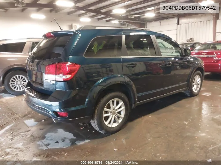 2013 Dodge Journey Sxt VIN: 3C4PDDBG6DT579542 Lot: 40416798