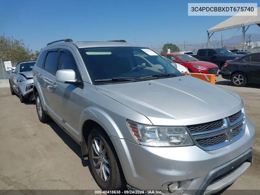 2013 Dodge Journey Sxt VIN: 3C4PDCBBXDT675740 Lot: 40418638