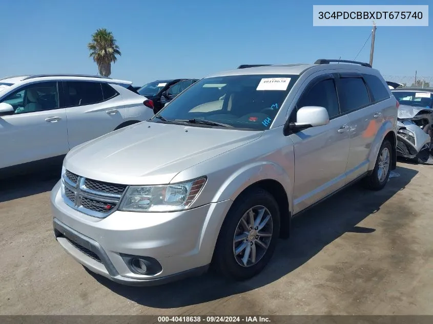 2013 Dodge Journey Sxt VIN: 3C4PDCBBXDT675740 Lot: 40418638