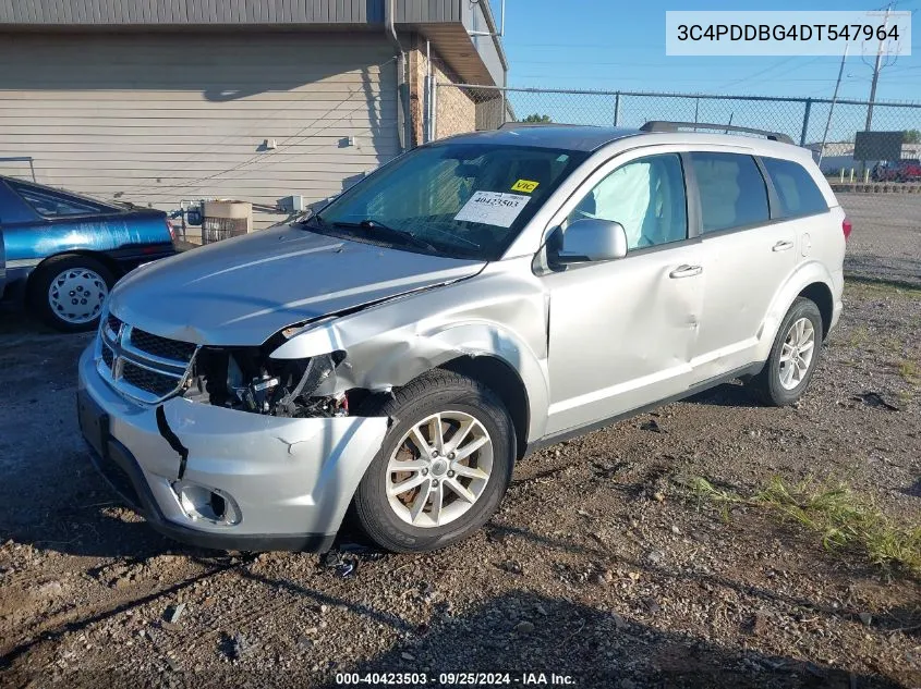 2013 Dodge Journey Sxt VIN: 3C4PDDBG4DT547964 Lot: 40423503