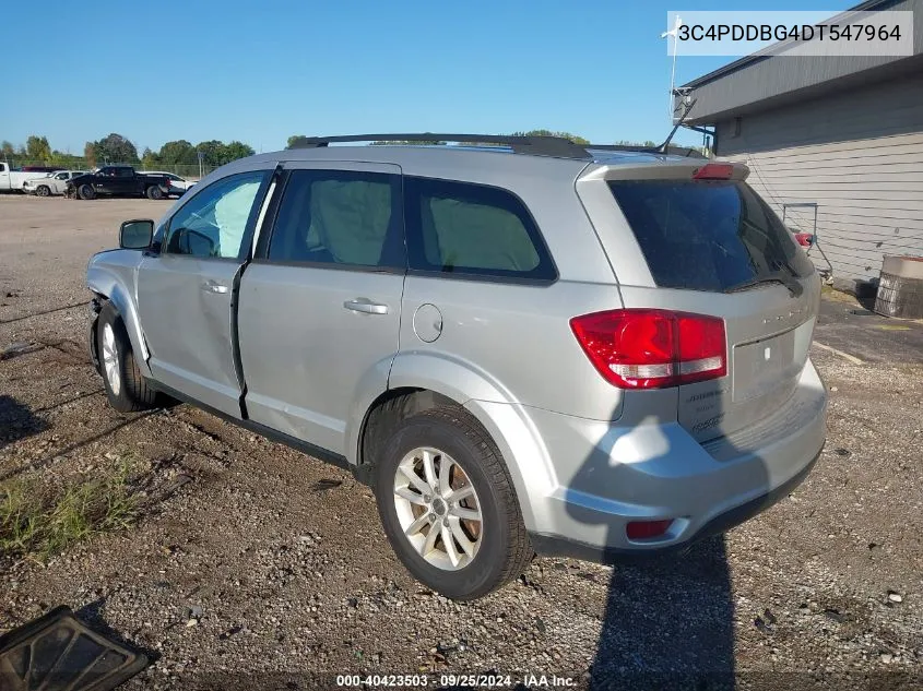 2013 Dodge Journey Sxt VIN: 3C4PDDBG4DT547964 Lot: 40423503