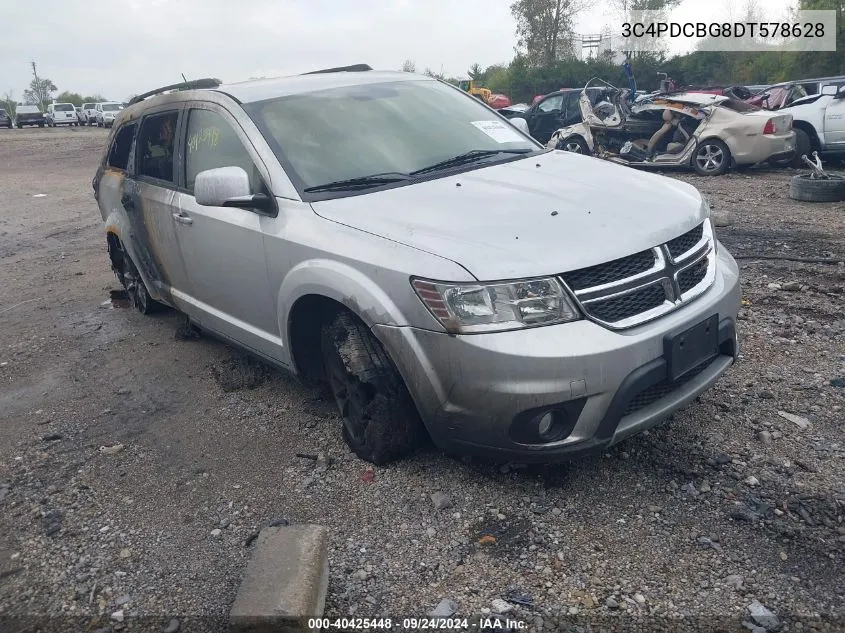 2013 Dodge Journey Sxt VIN: 3C4PDCBG8DT578628 Lot: 40425448