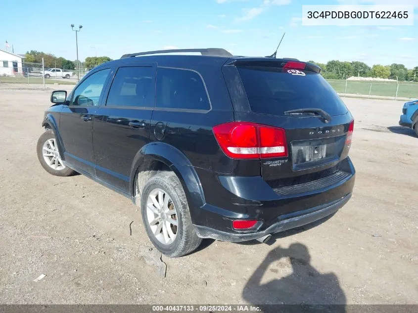 2013 Dodge Journey Sxt VIN: 3C4PDDBG0DT622465 Lot: 40437133