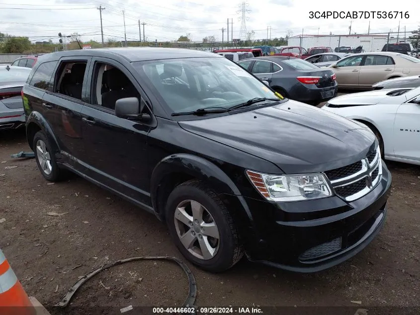 3C4PDCAB7DT536716 2013 Dodge Journey Se