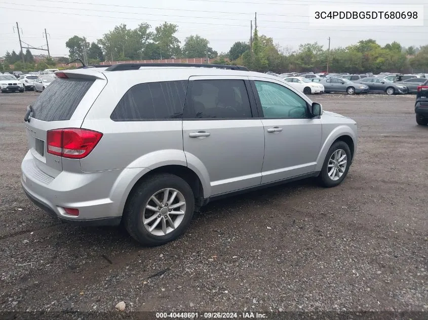 2013 Dodge Journey Sxt VIN: 3C4PDDBG5DT680698 Lot: 40448601