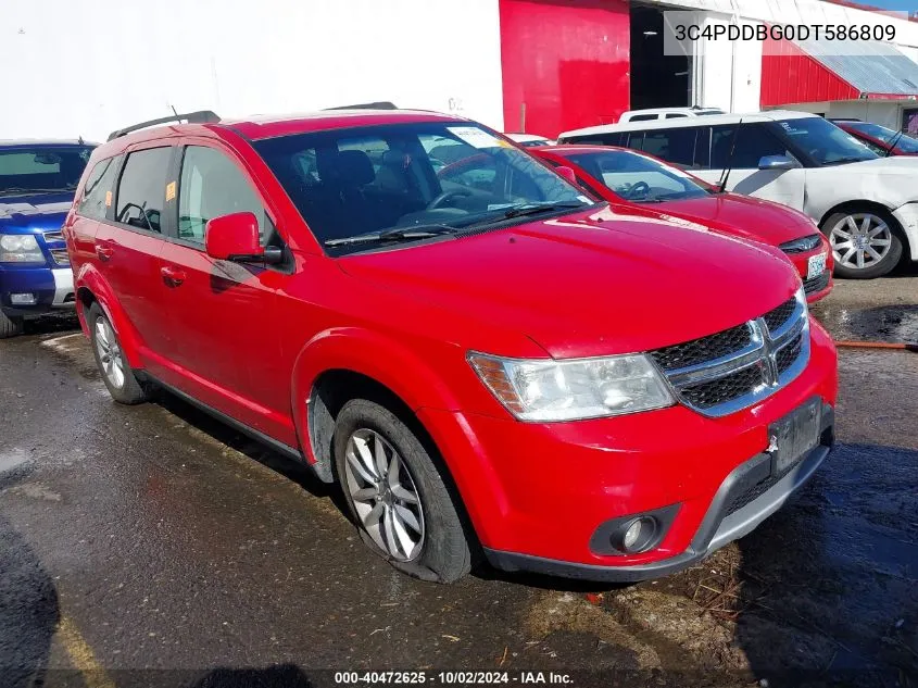 2013 Dodge Journey Sxt VIN: 3C4PDDBG0DT586809 Lot: 40472625