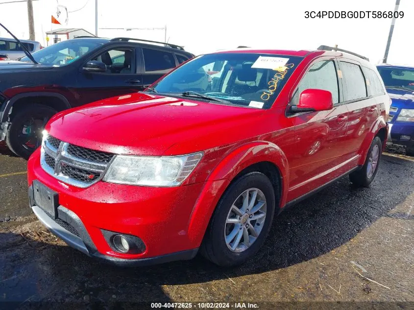 2013 Dodge Journey Sxt VIN: 3C4PDDBG0DT586809 Lot: 40472625