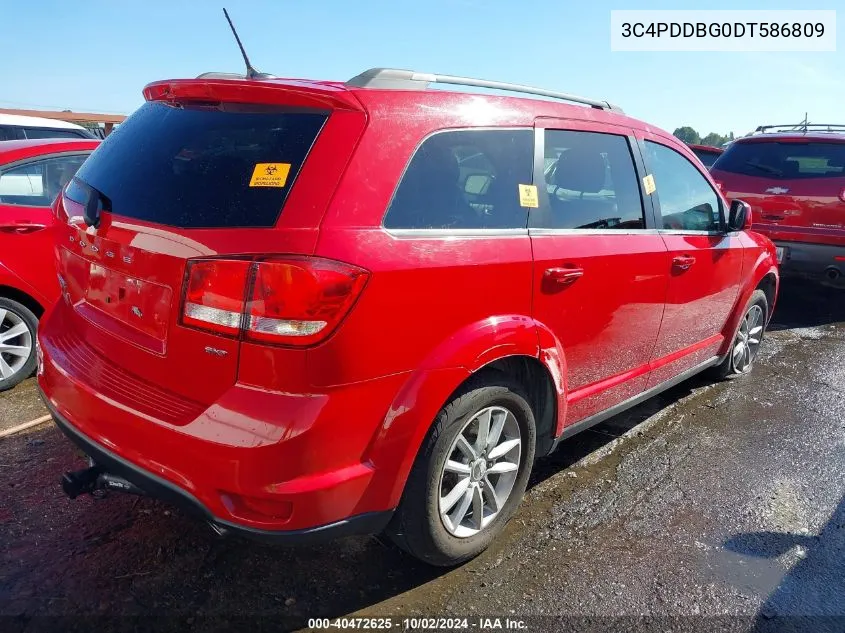 2013 Dodge Journey Sxt VIN: 3C4PDDBG0DT586809 Lot: 40472625