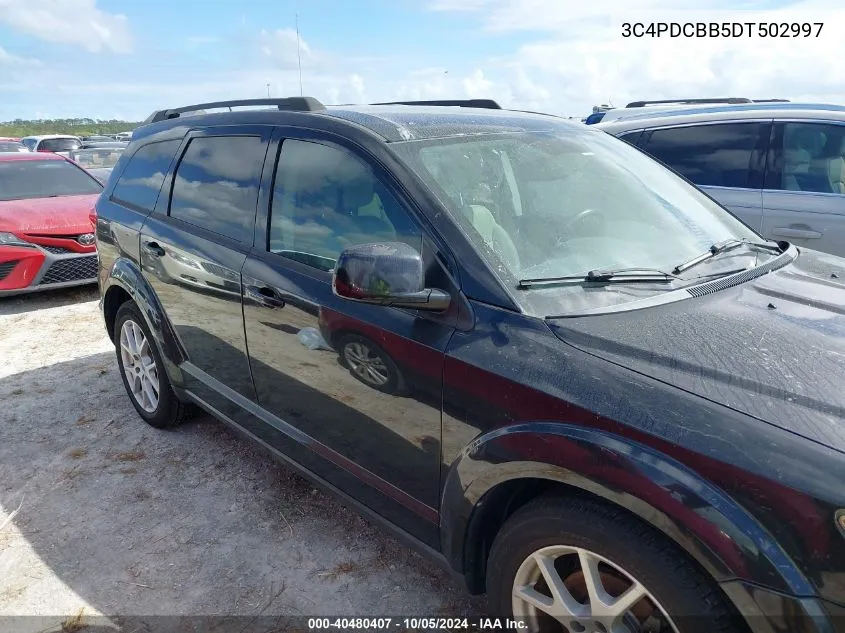 2013 Dodge Journey Sxt VIN: 3C4PDCBB5DT502997 Lot: 40480407