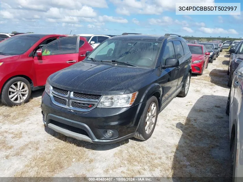 2013 Dodge Journey Sxt VIN: 3C4PDCBB5DT502997 Lot: 40480407