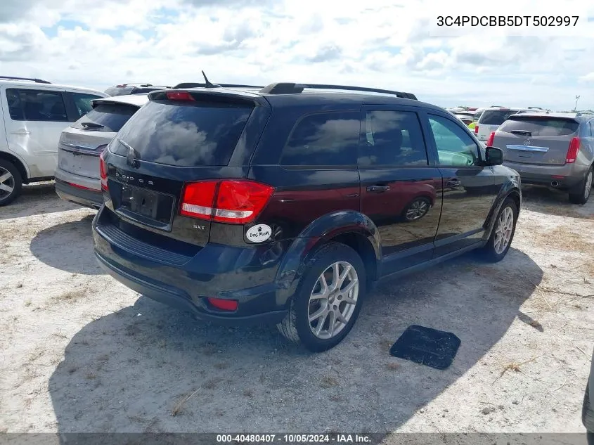 2013 Dodge Journey Sxt VIN: 3C4PDCBB5DT502997 Lot: 40480407