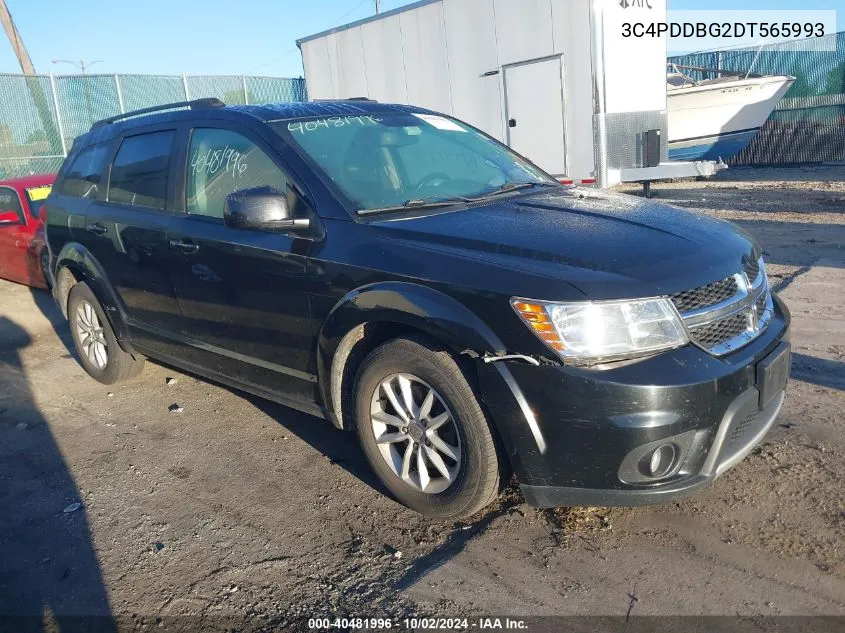 2013 Dodge Journey Sxt VIN: 3C4PDDBG2DT565993 Lot: 40481996