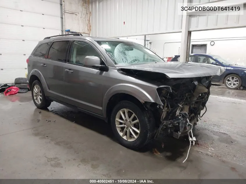 2013 Dodge Journey Sxt VIN: 3C4PDDBG0DT641419 Lot: 40502451