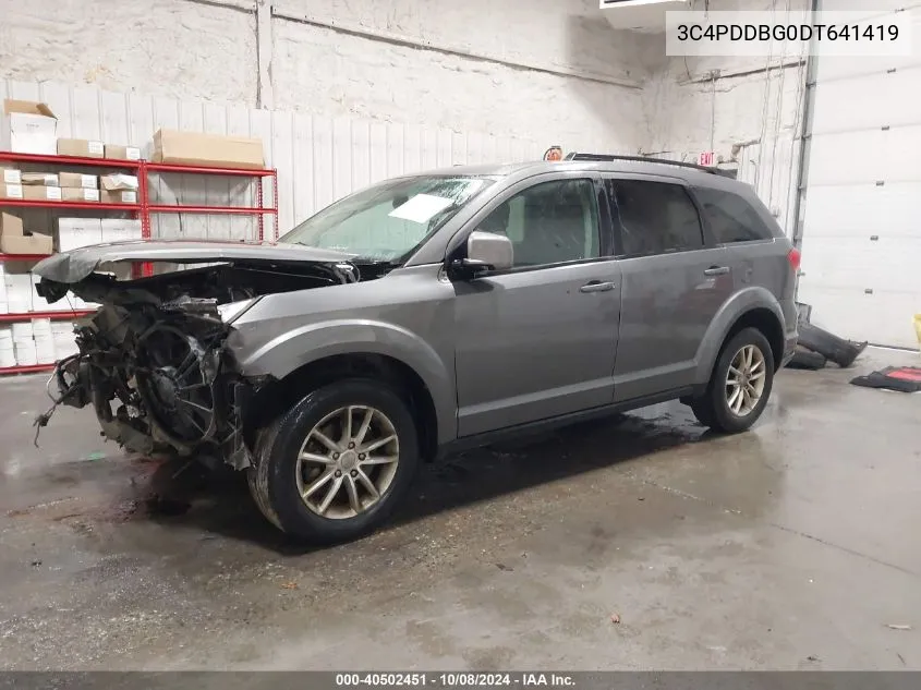 2013 Dodge Journey Sxt VIN: 3C4PDDBG0DT641419 Lot: 40502451