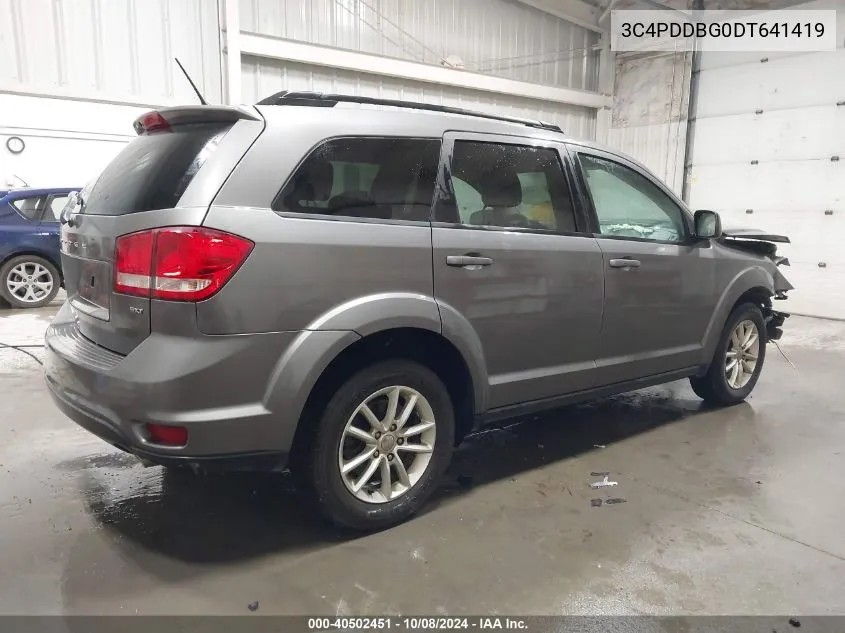 2013 Dodge Journey Sxt VIN: 3C4PDDBG0DT641419 Lot: 40502451