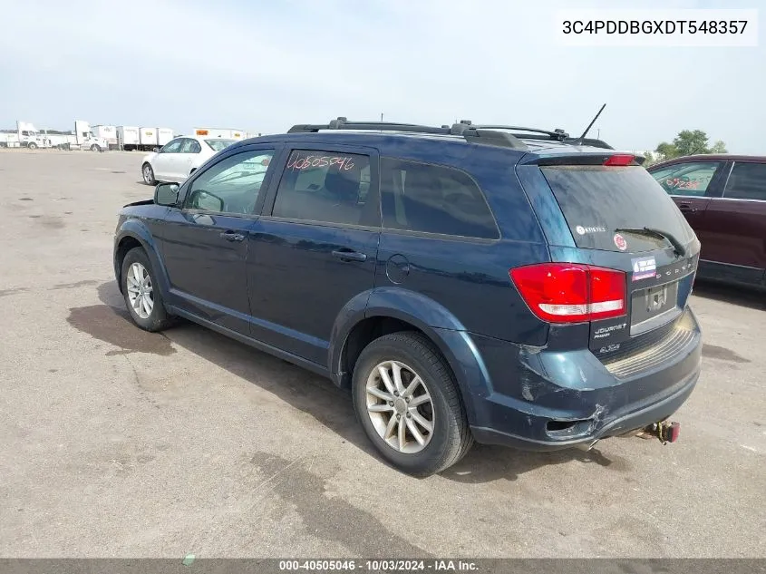 2013 Dodge Journey Sxt VIN: 3C4PDDBGXDT548357 Lot: 40505046