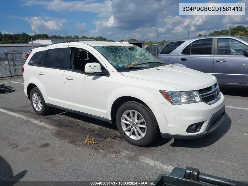 2013 Dodge Journey Sxt VIN: 3C4PDCBG2DT581413 Lot: 40509143