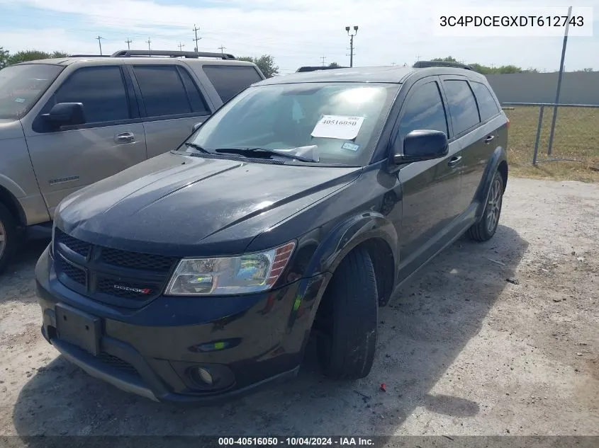 3C4PDCEGXDT612743 2013 Dodge Journey R/T