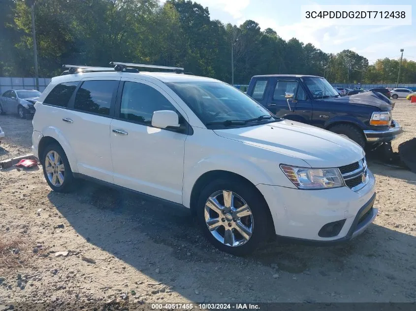 2013 Dodge Journey Crew VIN: 3C4PDDDG2DT712438 Lot: 40517455