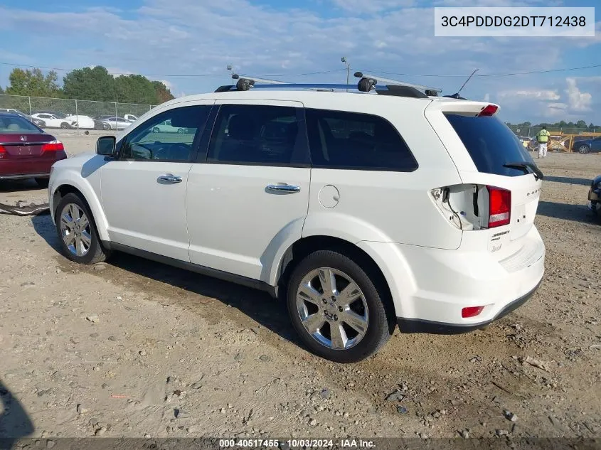 2013 Dodge Journey Crew VIN: 3C4PDDDG2DT712438 Lot: 40517455