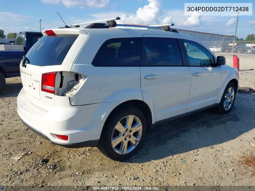 2013 Dodge Journey Crew VIN: 3C4PDDDG2DT712438 Lot: 40517455