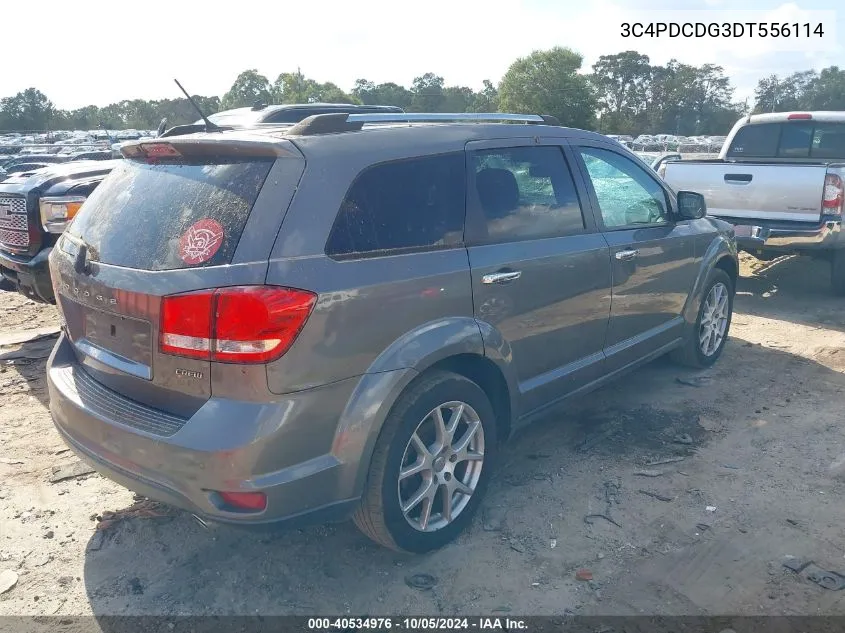 2013 Dodge Journey Crew VIN: 3C4PDCDG3DT556114 Lot: 40534976