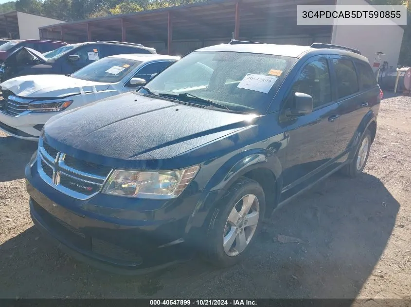 2013 Dodge Journey Se VIN: 3C4PDCAB5DT590855 Lot: 40547899