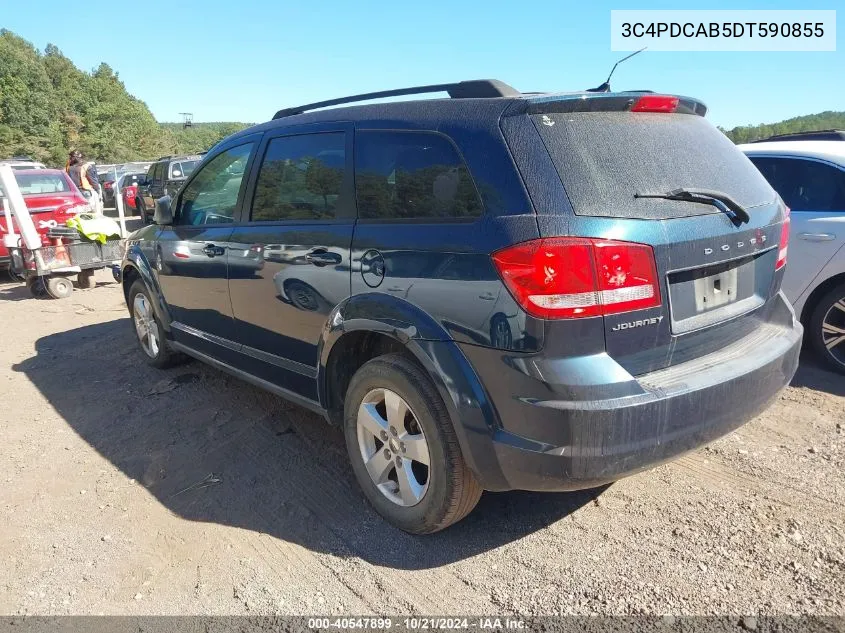 2013 Dodge Journey Se VIN: 3C4PDCAB5DT590855 Lot: 40547899