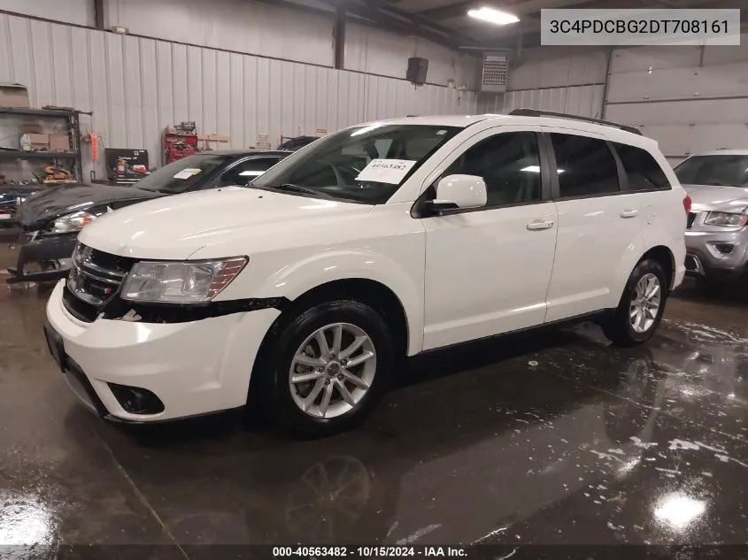 2013 Dodge Journey Sxt VIN: 3C4PDCBG2DT708161 Lot: 40563482