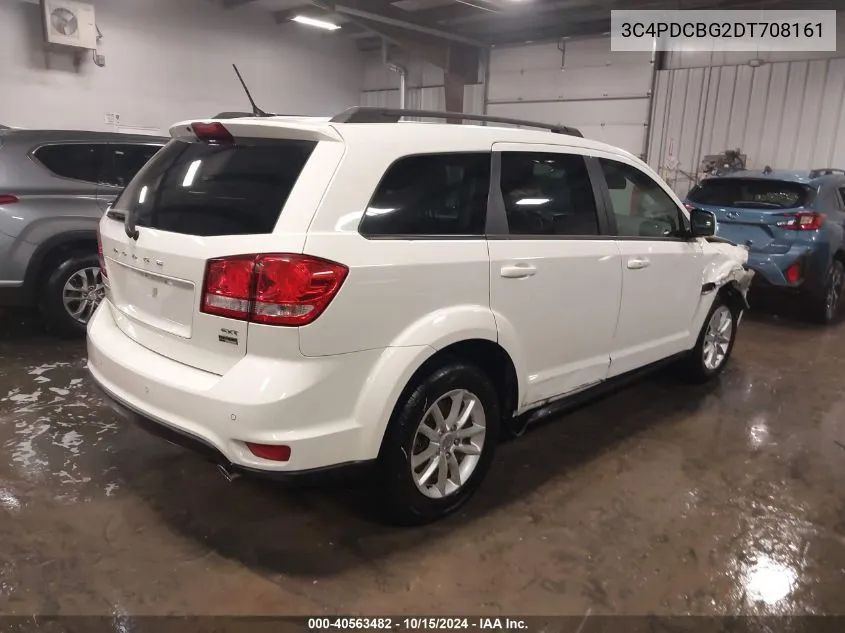 2013 Dodge Journey Sxt VIN: 3C4PDCBG2DT708161 Lot: 40563482