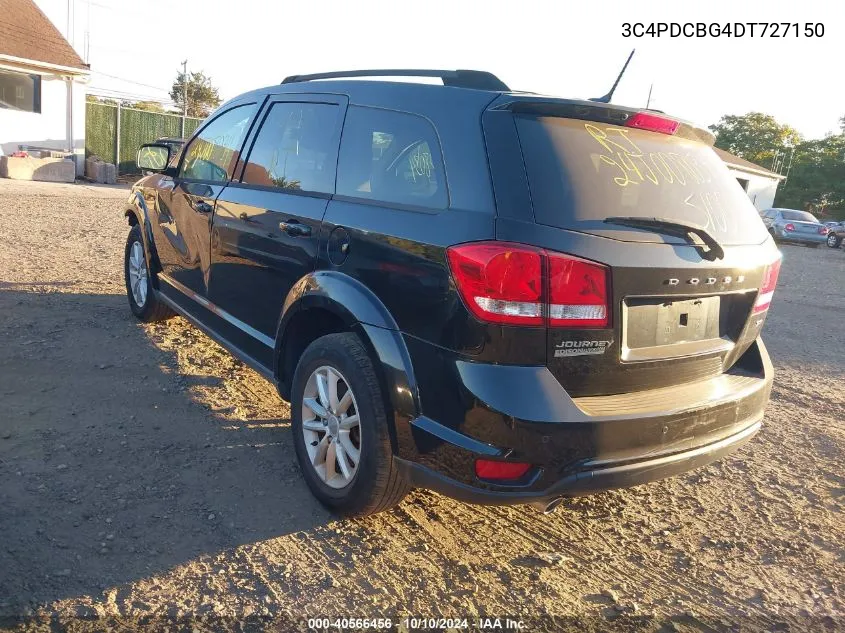 2013 Dodge Journey Sxt VIN: 3C4PDCBG4DT727150 Lot: 40566456