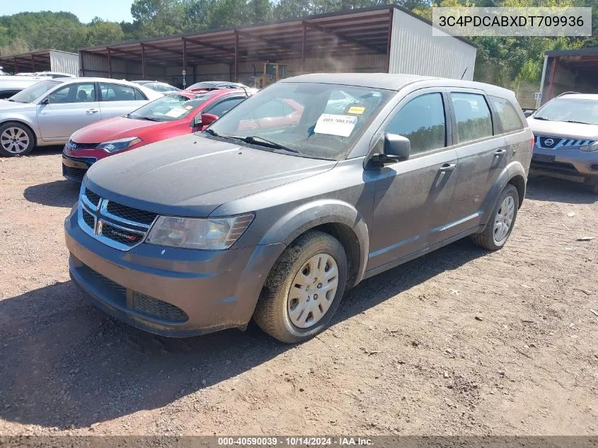 2013 Dodge Journey American Value Pkg VIN: 3C4PDCABXDT709936 Lot: 40590039