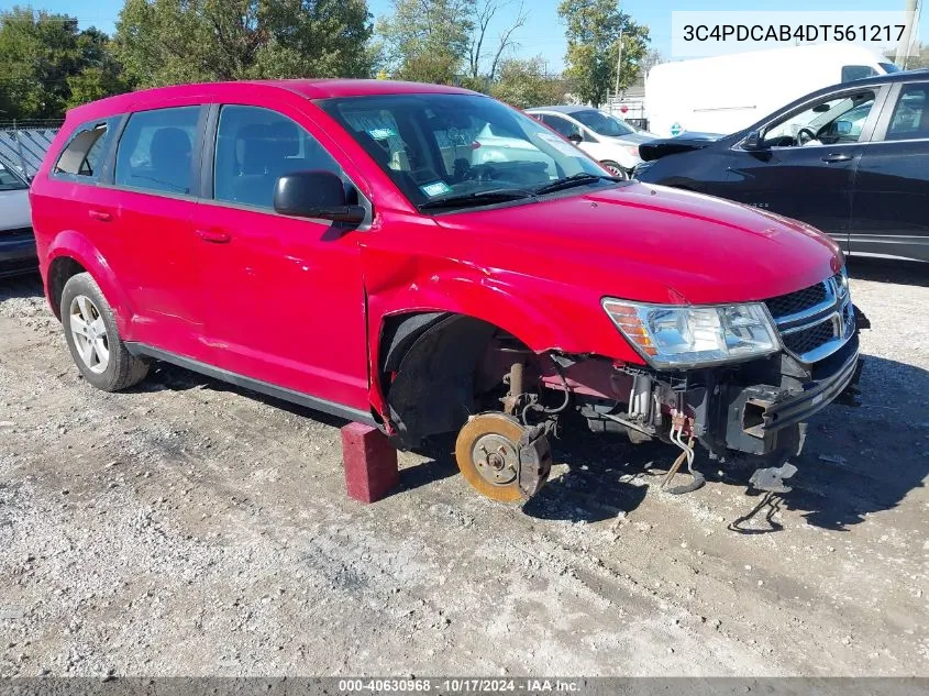 2013 Dodge Journey American Value Pkg VIN: 3C4PDCAB4DT561217 Lot: 40630968