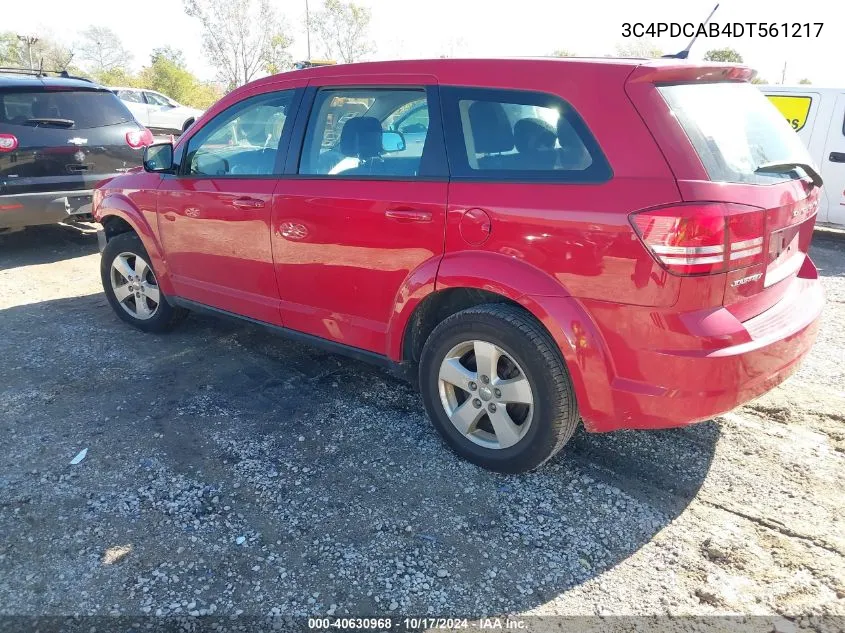 2013 Dodge Journey American Value Pkg VIN: 3C4PDCAB4DT561217 Lot: 40630968